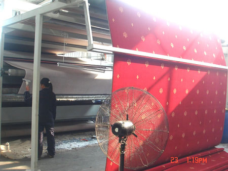 黑龙江编织地毯涂胶烘干机
